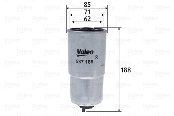 VALEO VAL587186 Üzemanyagszűrő